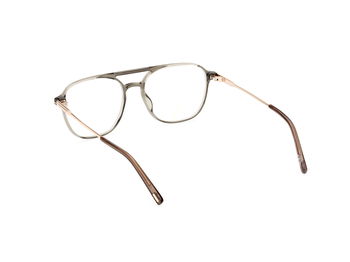 Das Bild zeigt die Korrektionsbrille FT5874-B 093 von der Marke Tom Ford in hellgrün/rose gold.