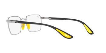 Das Bild zeigt die Korrektionsbrille RX6507M F064 von der Marke Ray Ban in Silber.