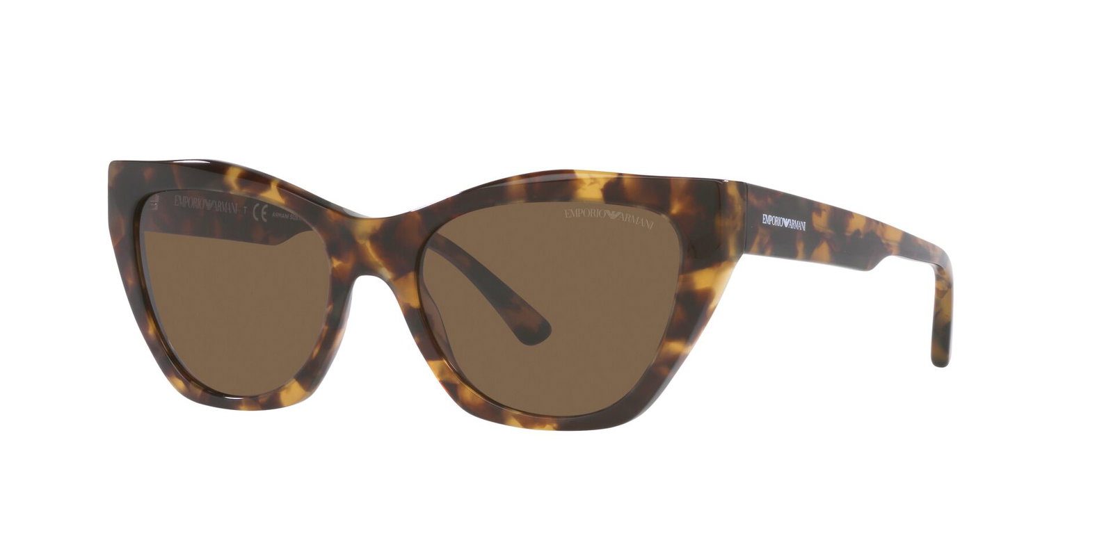 Das Bild zeigt die Sonnenbrille EA4176 587913 von der Marke Emporio Armani in havana braun.