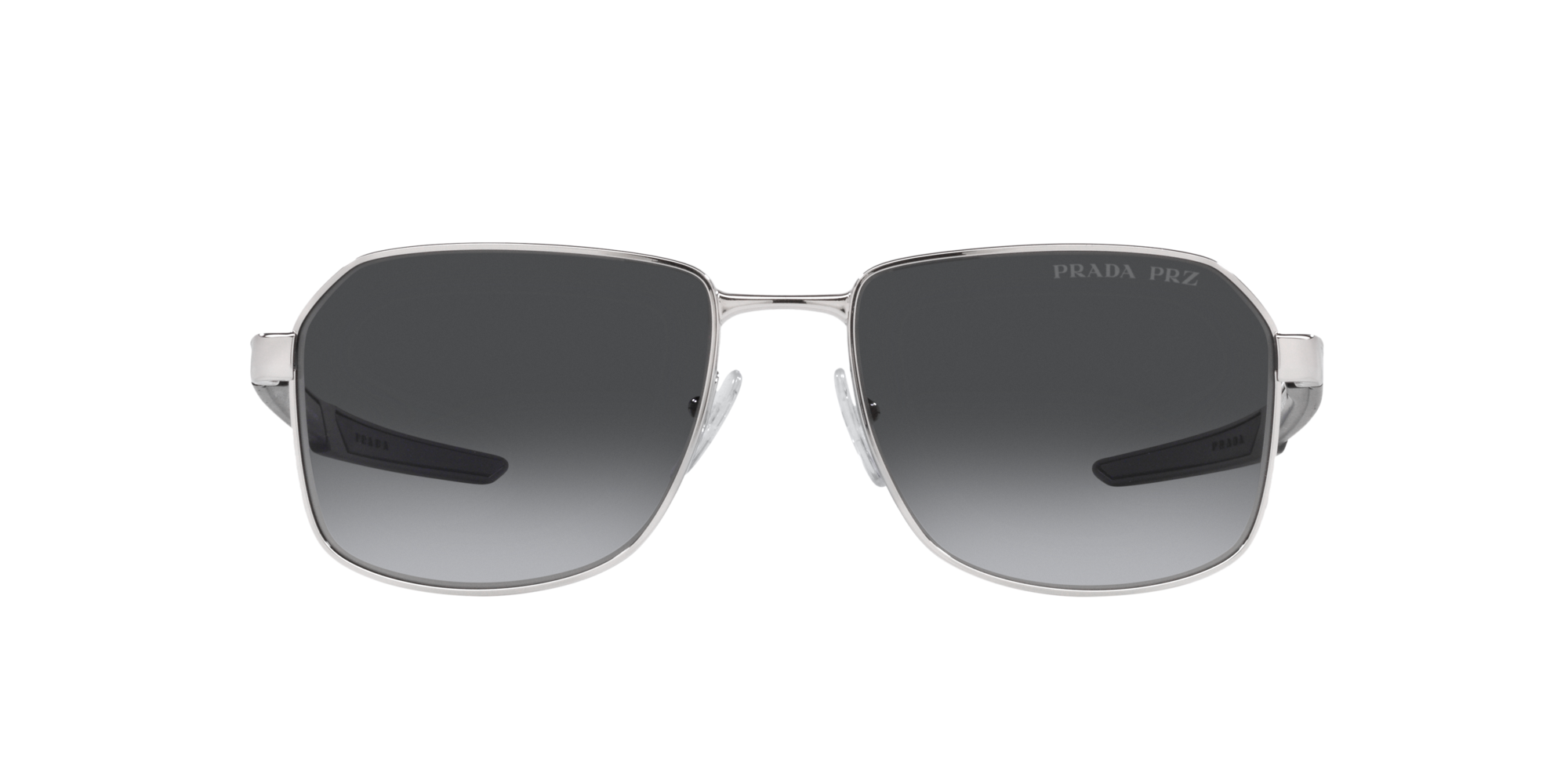 Prada Linea Rossa Sonnenbrille für Herren in Silber PS 54WS 1BC06G 57