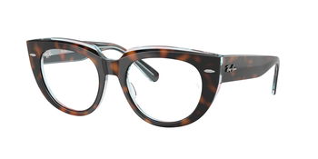 Ray Ban Brille Doreen in Dunkel Havanna RX5586 8401 48