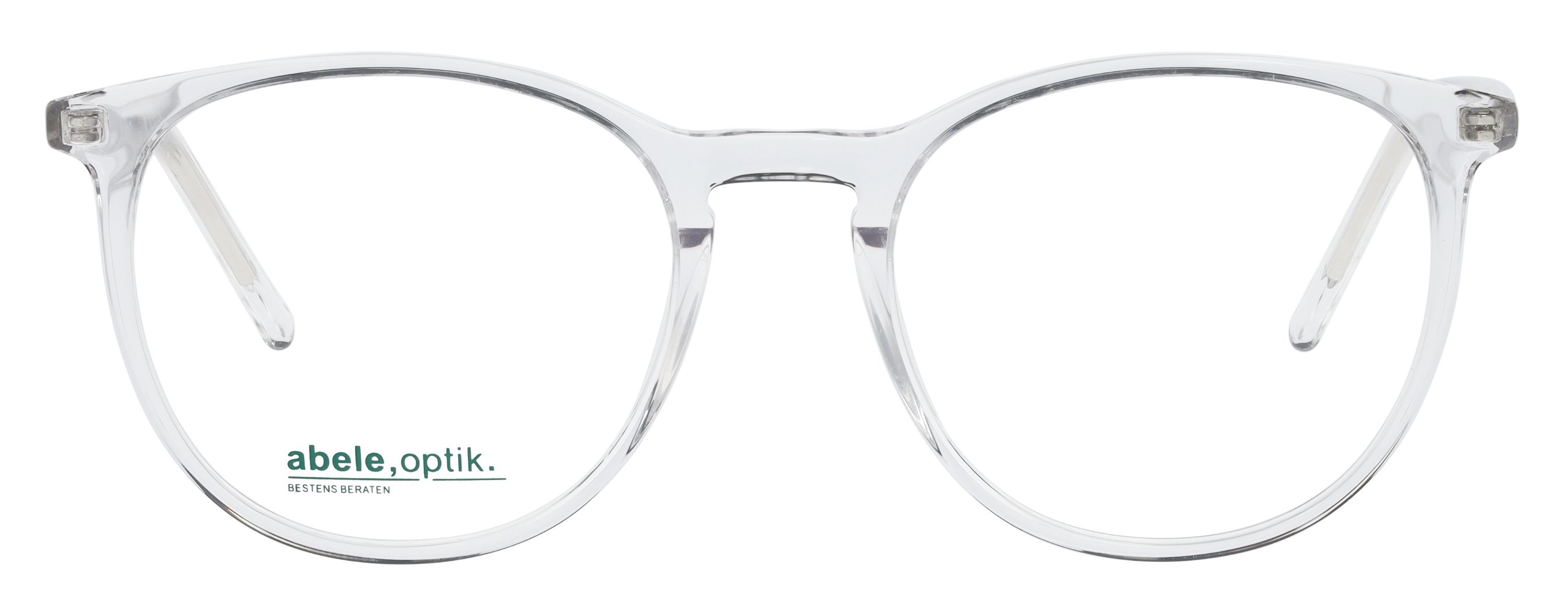 Das Bild zeigt die Brille 147521 von Abele Optik in klar  von vorne.