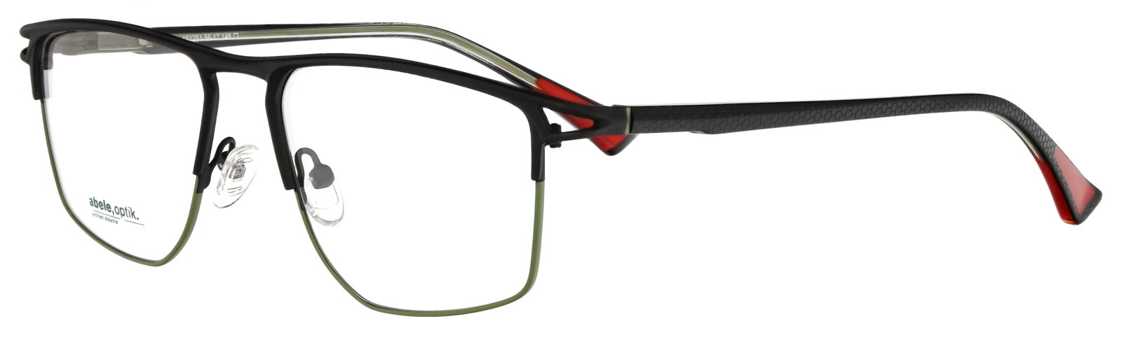 abele optik Brille für Herren 151251 in schwarz/grün