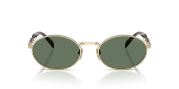 Auf diesem Bild sehen Sie die Sonnenbrille 0PR 65ZS von Prada in der Farbe Gold.