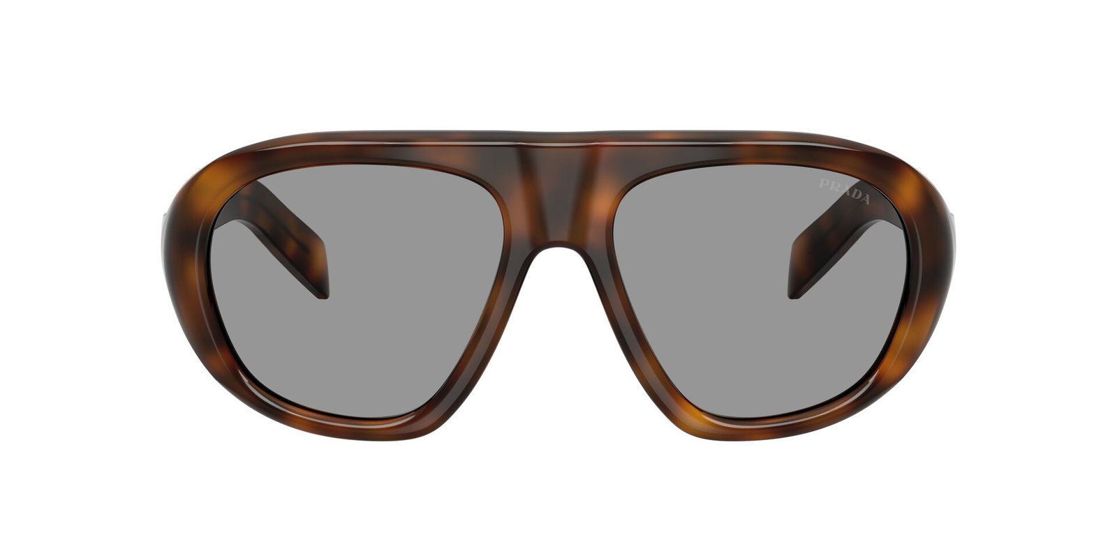 Auf diesem Bild sehen Sie die Sonnenbrille 0PR C05S von Prada in der Farbe Havanna.