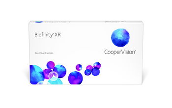 Zu sehen ist eine Packung Biofinity Energys Asphere