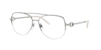 Das Bild zeigt die Korrektionsbrille RL5127 von der Marke Ralph Lauren in Silber.