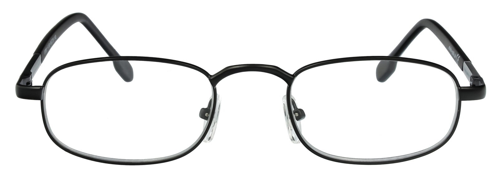 Das Bild zeigt die Fertiglesebrille 07031 von der Marke Abele Optik in Mattschwarz.