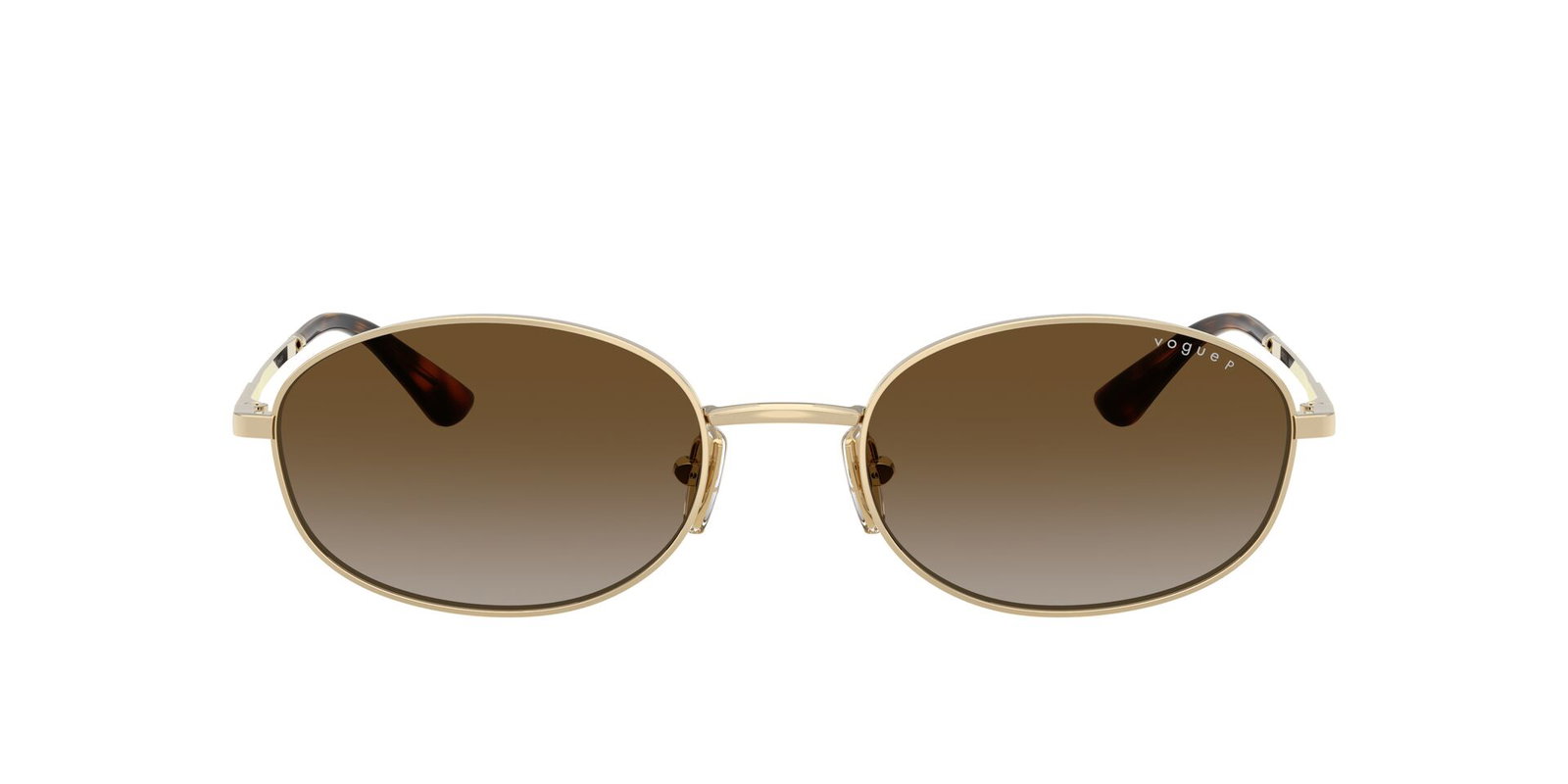 Das Bild zeigt die Sonnenbrille VO5599S von der Marke Vogue in Hellgold.