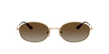 Das Bild zeigt die Sonnenbrille VO5599S von der Marke Vogue in Hellgold.