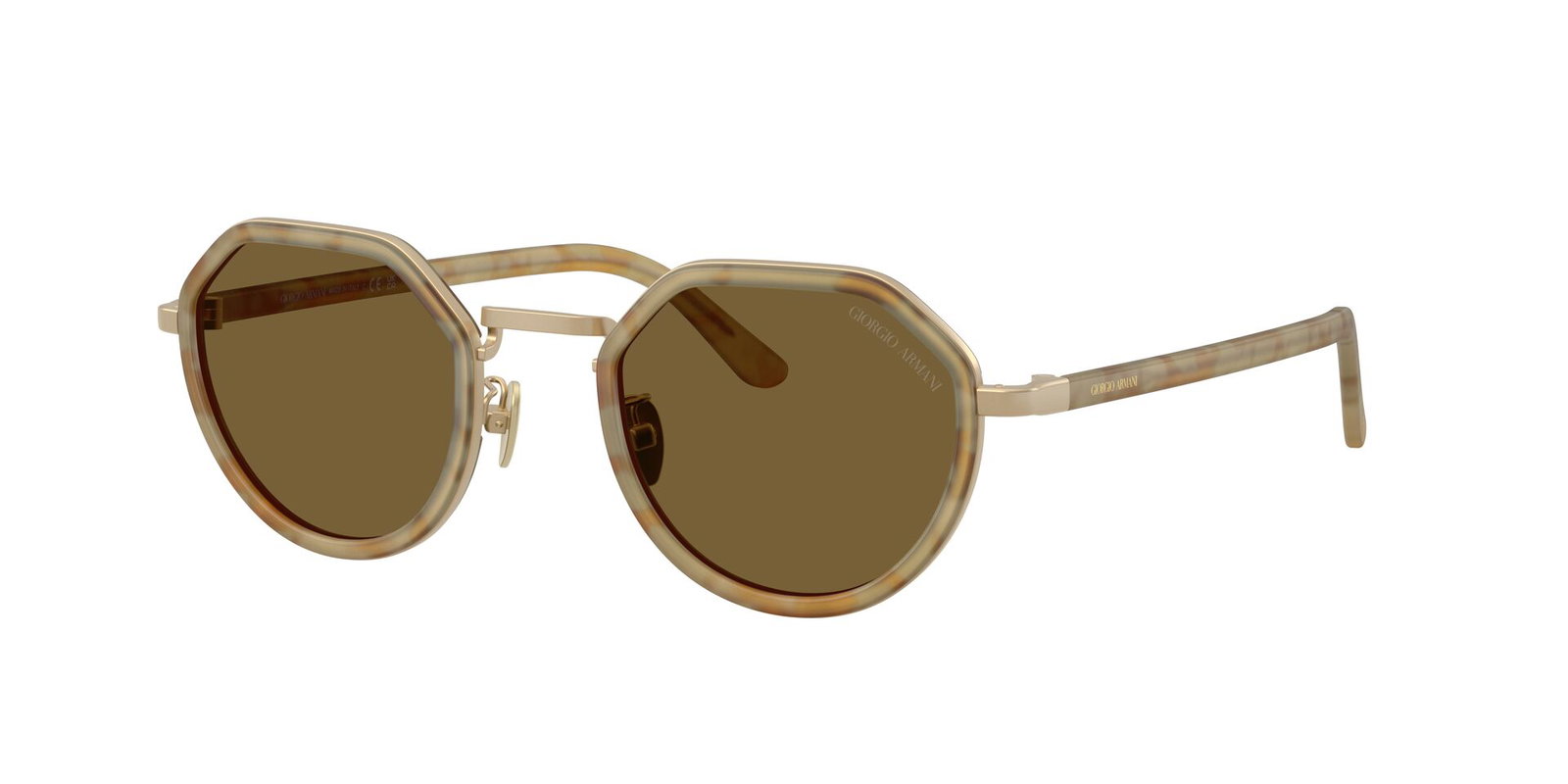 Das Bild zeigt die Giorgio Armani Sonnenbrille AR6181 in Gelb