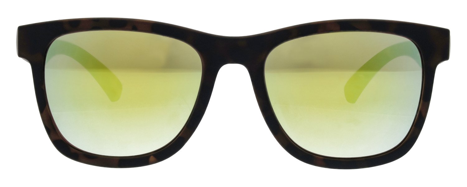 abele optik Sonnenbrille für Herren in havanna mit gold verspiegelten Gläsern 720372