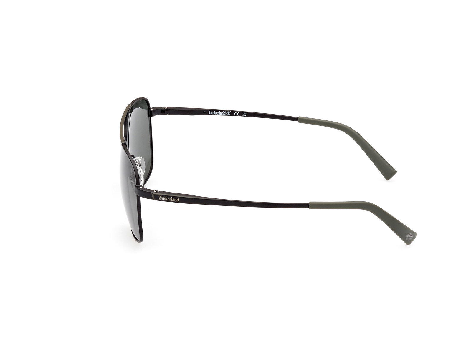 Das Bild zeigt die Sonnenbrille TB9304 08D von der Marke Timberland in matt schwarz