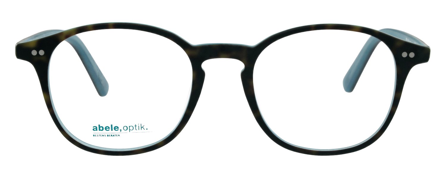 abele optik Brille für Damen havanna matt/innen türkis 145761 