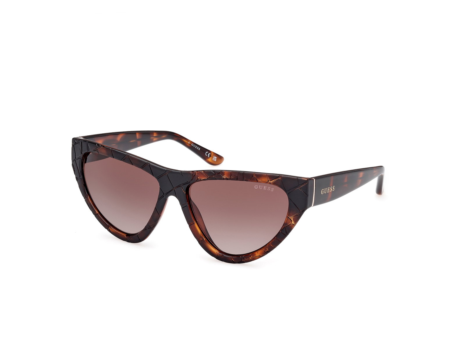 Guess Sonnenbrille für Damen in dunkel Havanna GU00151 52F 57