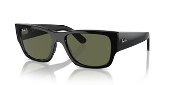 Das Bild zeigt die Sonnenbrille RB0947S 901/58 von der Marke Ray-Ban in Schwarz.