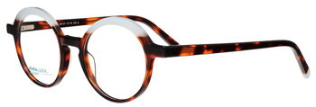 abele optik Brille für Damen 152131 in havanna/milchweiß 