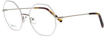 abele optik Brille für Damen in weiß-silber 148771