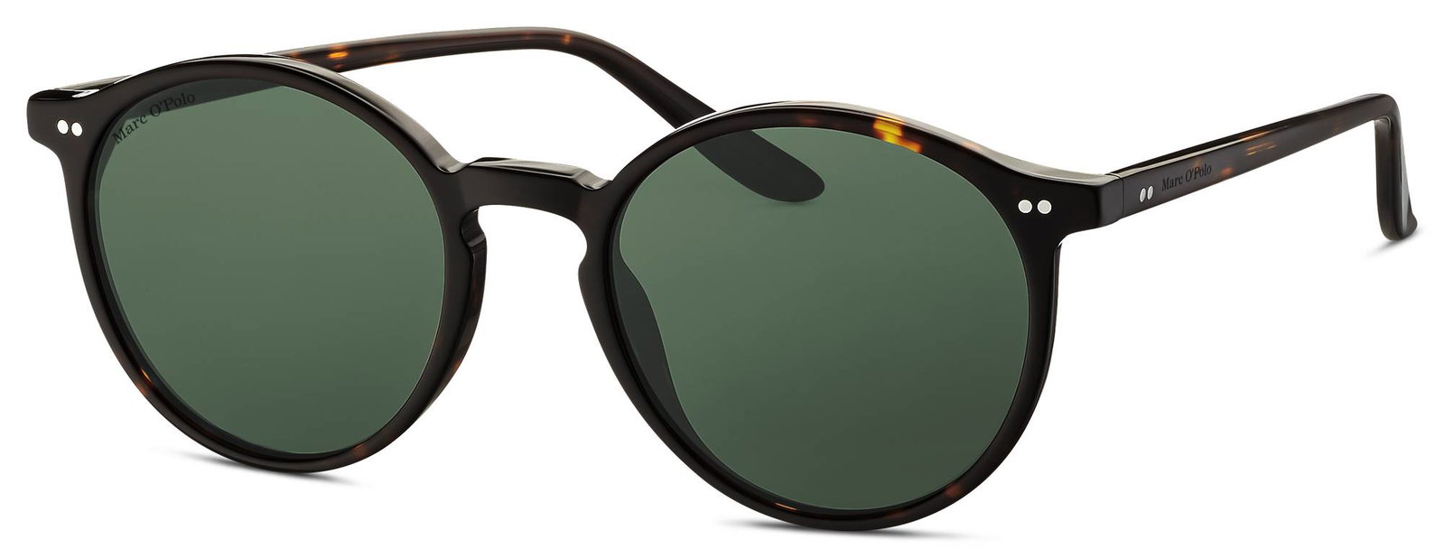 Das Bild zeigt die Sonnenbrille 506112 von Marc O´Polo in der Farbe Havanna.