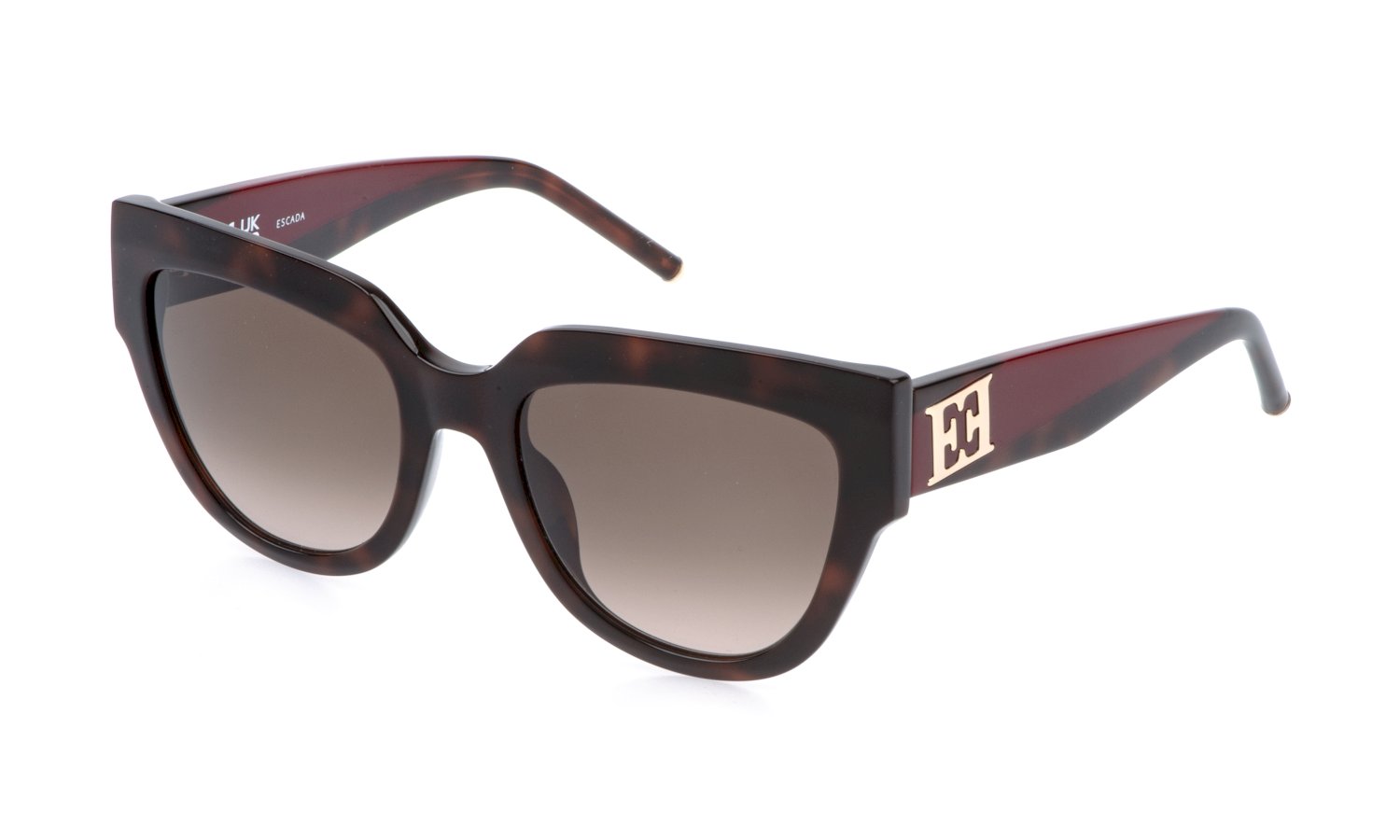 zu sehen ist die Sonnenbrille SESF41 von Escada in der Farbe Rot.