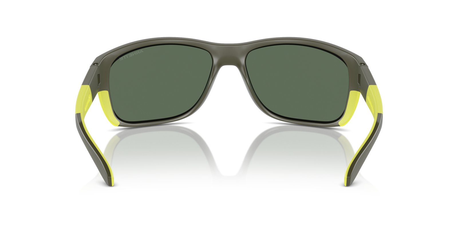 Das Bild zeigt die Sonnenbrille AN4337 28546R von der Marke Arnette in grau/gelb.