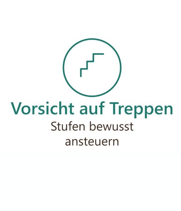 Zu sehen ist eine Infografik mit dem Tipp Stufen bei Gleitsichtgläsern.
