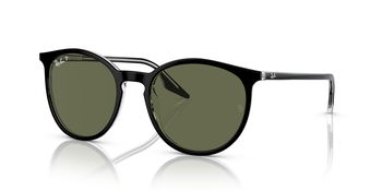 Das Bild zeigt die Sonnenbrille RB2204 919/58 von der Marke Ray-Ban in Schwarz & Transparent.