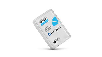 Zu sehen ist eine Packung Ecco MPG & E Linsen