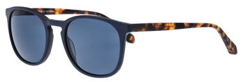 abele optik Sonnenbrille für Herren in blau mit havanna 149042 Sun Collection