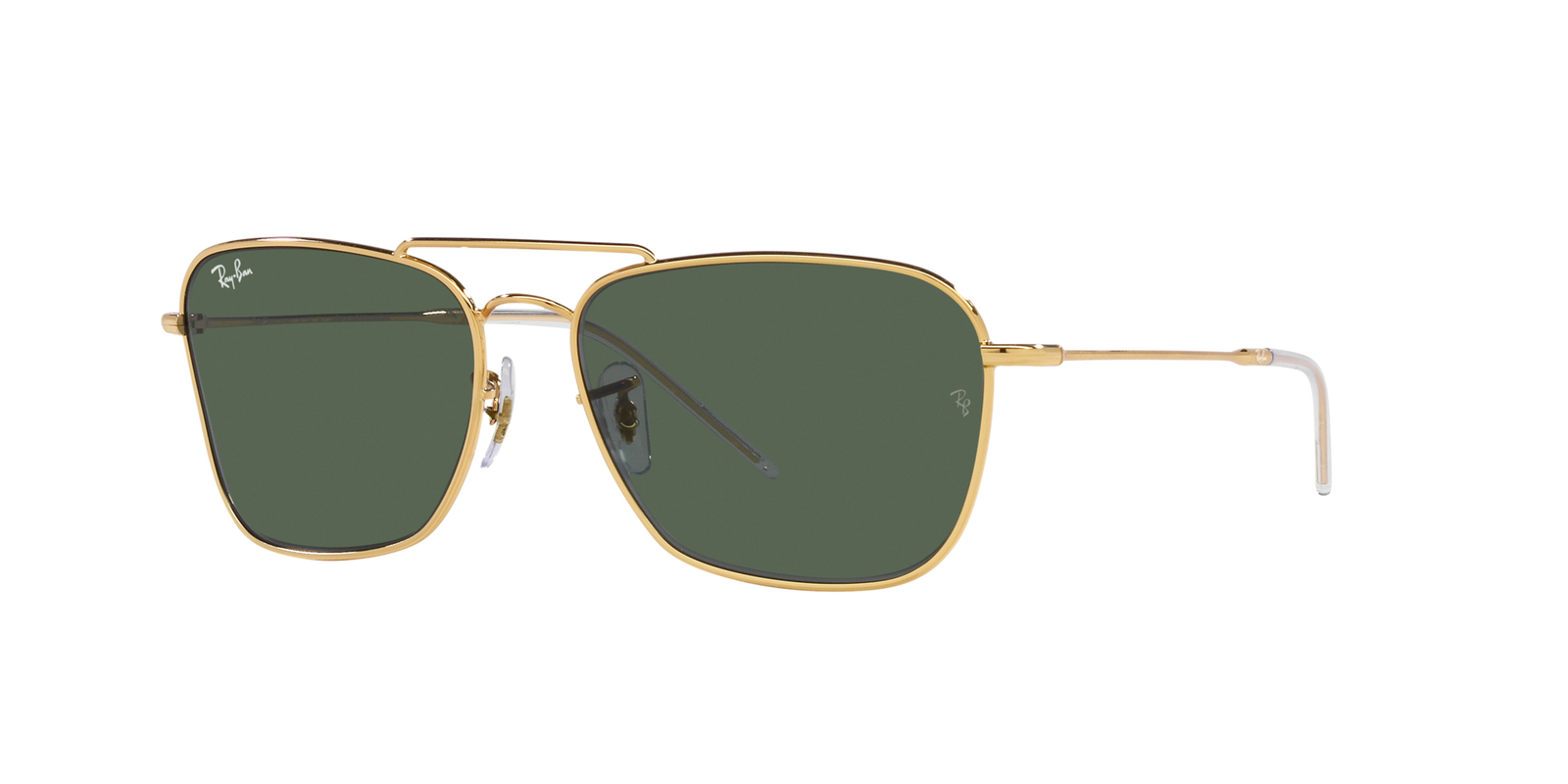 Das Bild zeigt die Sonnenbrille  0RBR0102S 001/VR von der Marke Ray Ban in  Gold.