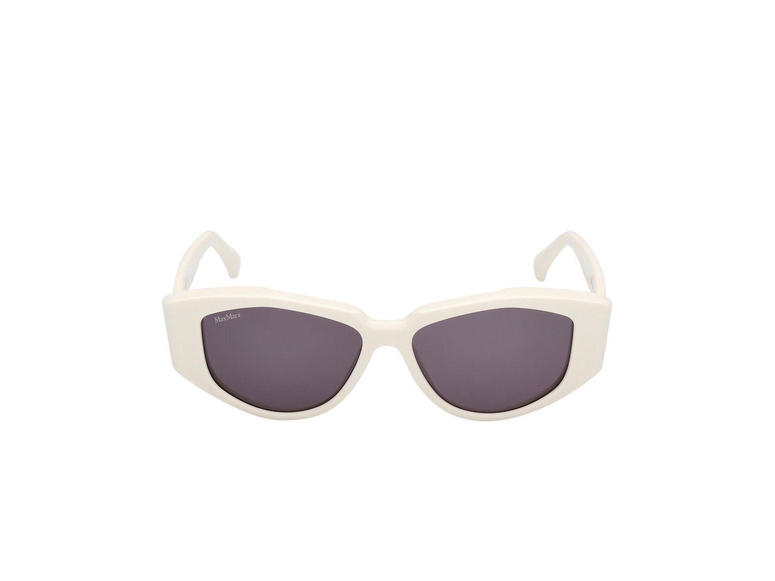 Das Bild zeigt die Sonnenbrille MM0161 von der Marke Max Mara in Weiß.