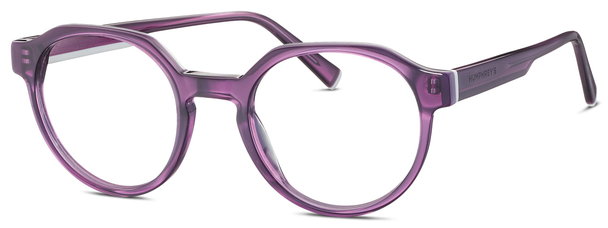 Das Bild zeigt die Korrektionsbrille 583152 50 von der Marke Humphrey‘s in lila.