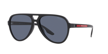 Prada Linea Rossa Sonnenbrille für Herren in Schwarz matt PS 06WS DG009R 59