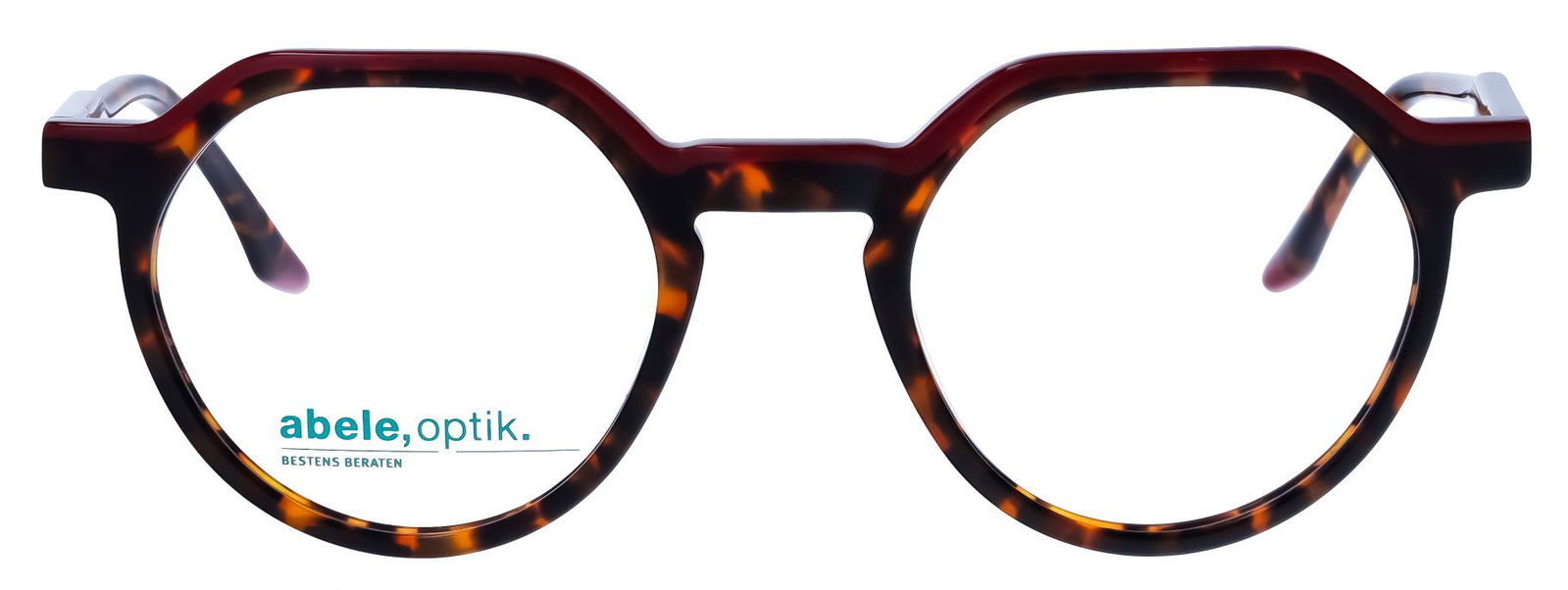 Das Bild zeigt die Korrektionsbrille 152352 von Abele Optik in der Farbe Havanna.