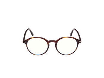 Das Bild zeigt die Korrektionsbrille FT5867-B 052 von der Marke Tom Ford in Havanna.