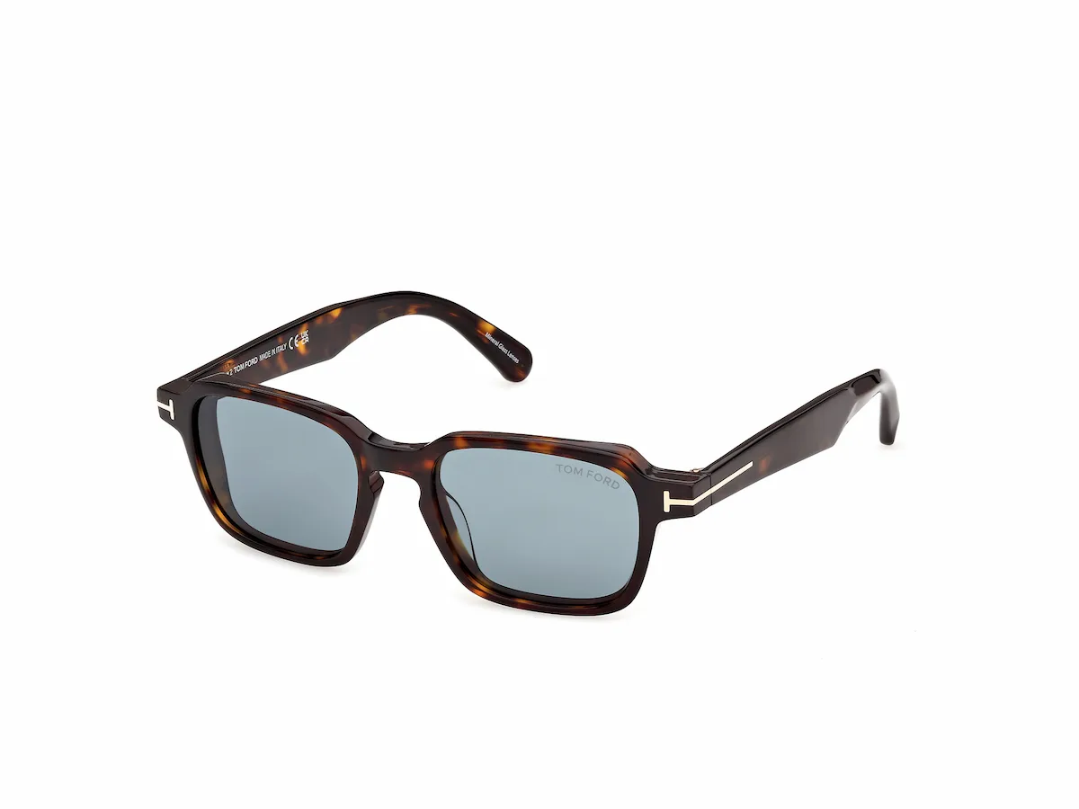  Tom Ford Sonnenbrille Ezra-02 in dunkel havanna  FT1359 52V 50