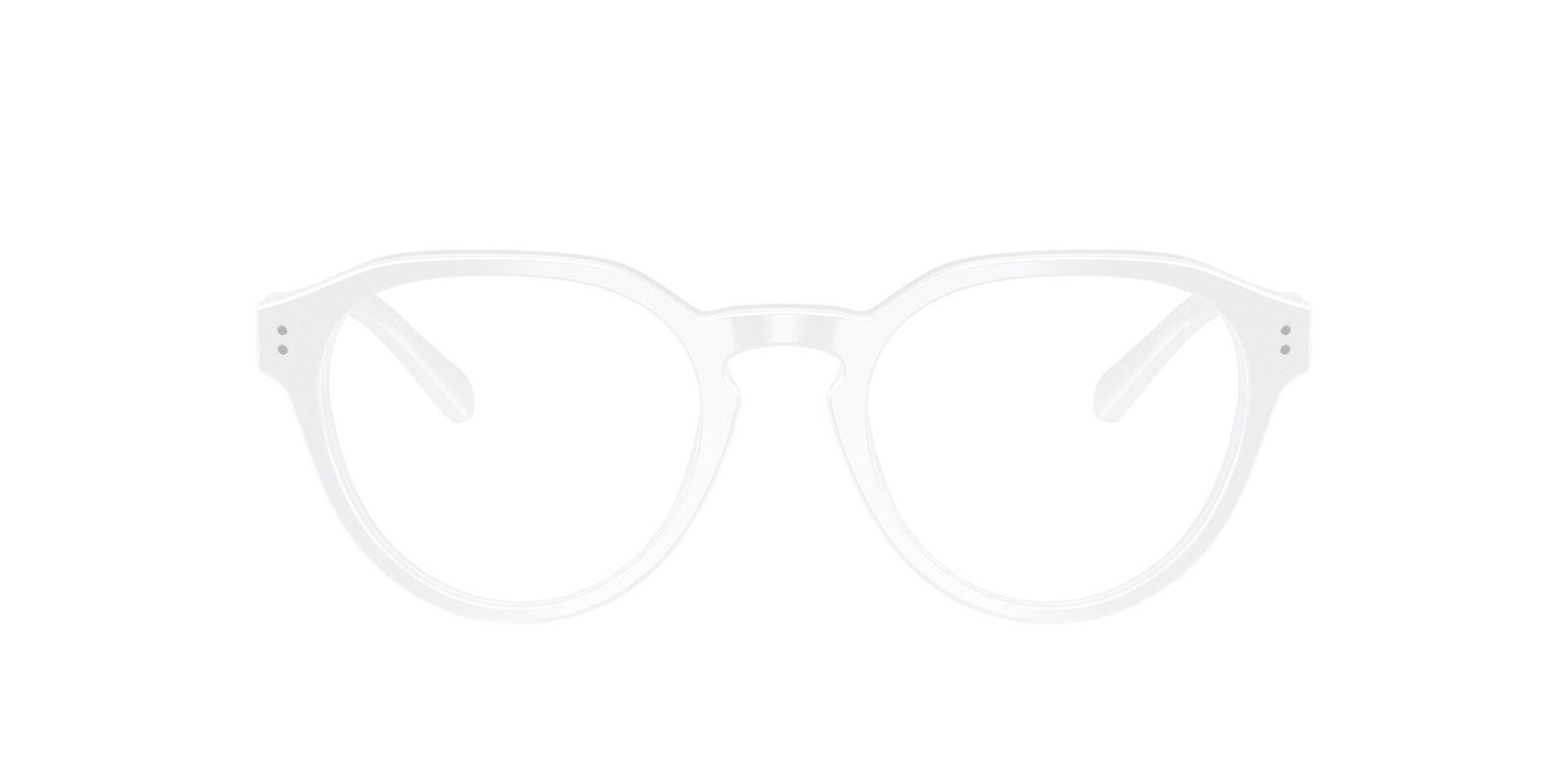 Das Bild zeigt die Korrektionsbrille 2233 von der Marke Polo in Weiß.