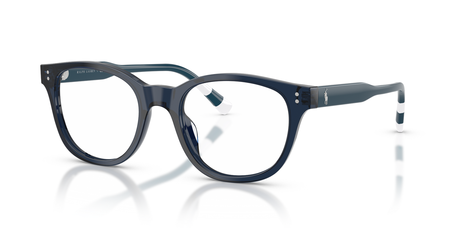 Polo Brille Herren in Blau transparent 0PH2303U 6314 52
