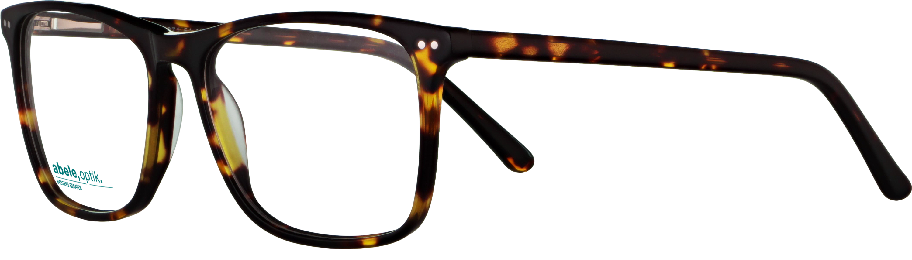 Das Bild zeigt die Korrektionsbrille 141671 von der Marke Abele Optik in havanna.