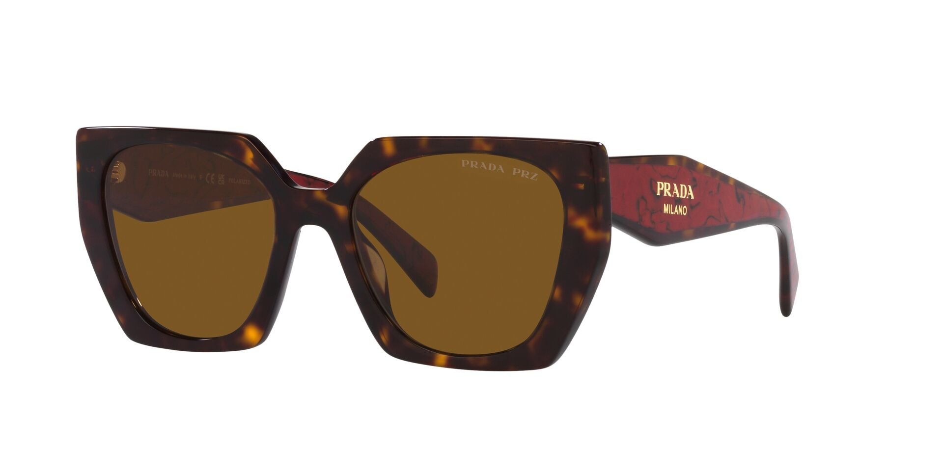 Das Bild zeigt die Sonnenbrille PR15WS 2AU5Y1 von der Marke Prada in havanna.