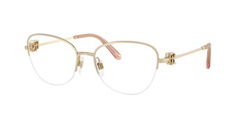 Das Bild zeigt die Korrektionsbrille RL5129 von der Marke Ralph Lauren in Gold.
