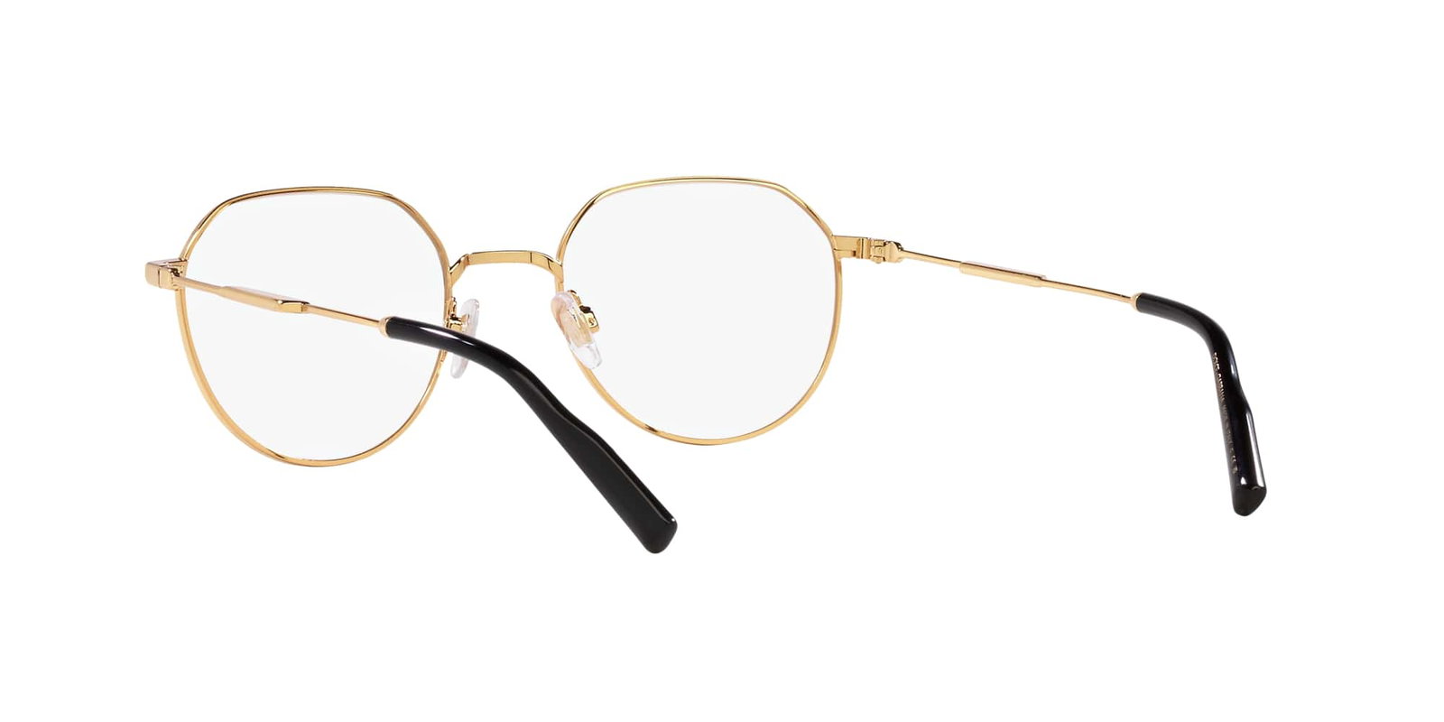 Das Bild zeigt die Korrektionsbrille DG1349 1311 von der Marke D&G in schwarz-gold.