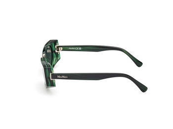 Das Bild zeigt die Sonnenbrille MM0160 von der Marke Max Mara in Grün.