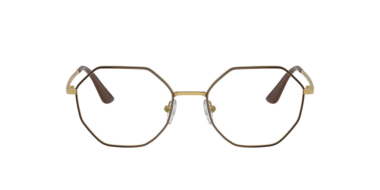 Auf diesem Bild sehen Sie die Korrektionsbrille 4094 von Vogue in der Farbe Schwarz/Gold.