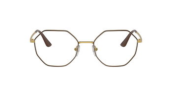 Auf diesem Bild sehen Sie die Korrektionsbrille 4094 von Vogue in der Farbe Schwarz/Gold.