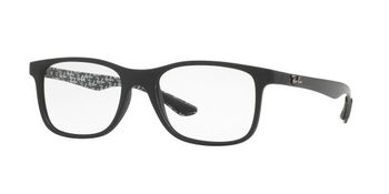 Das Bild zeigt die Korrektionsbrille RX8903 5263 von der Marke RayBan in schwarz matt.