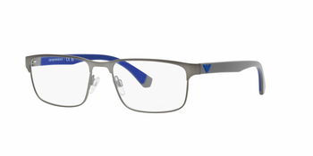 Das Bild zeigt die Korrektionsbrille EA1105 3095 von der Marke Emporio Armani in Gunmetal.