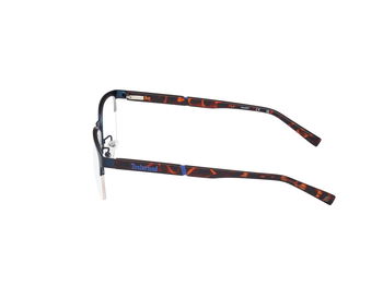 Das Bild zeigt die Korrektionsbrille TB1841-H 091 von der Marke Timberland in matt blau.