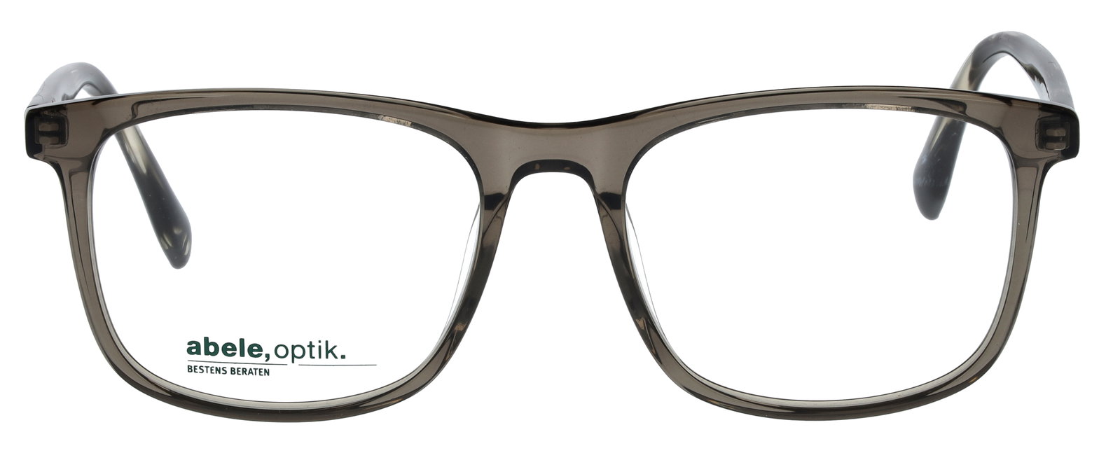 Das Bild zeigt die Korrektionsbrille 147981 von der Marke Abele Optik in grau transparent.