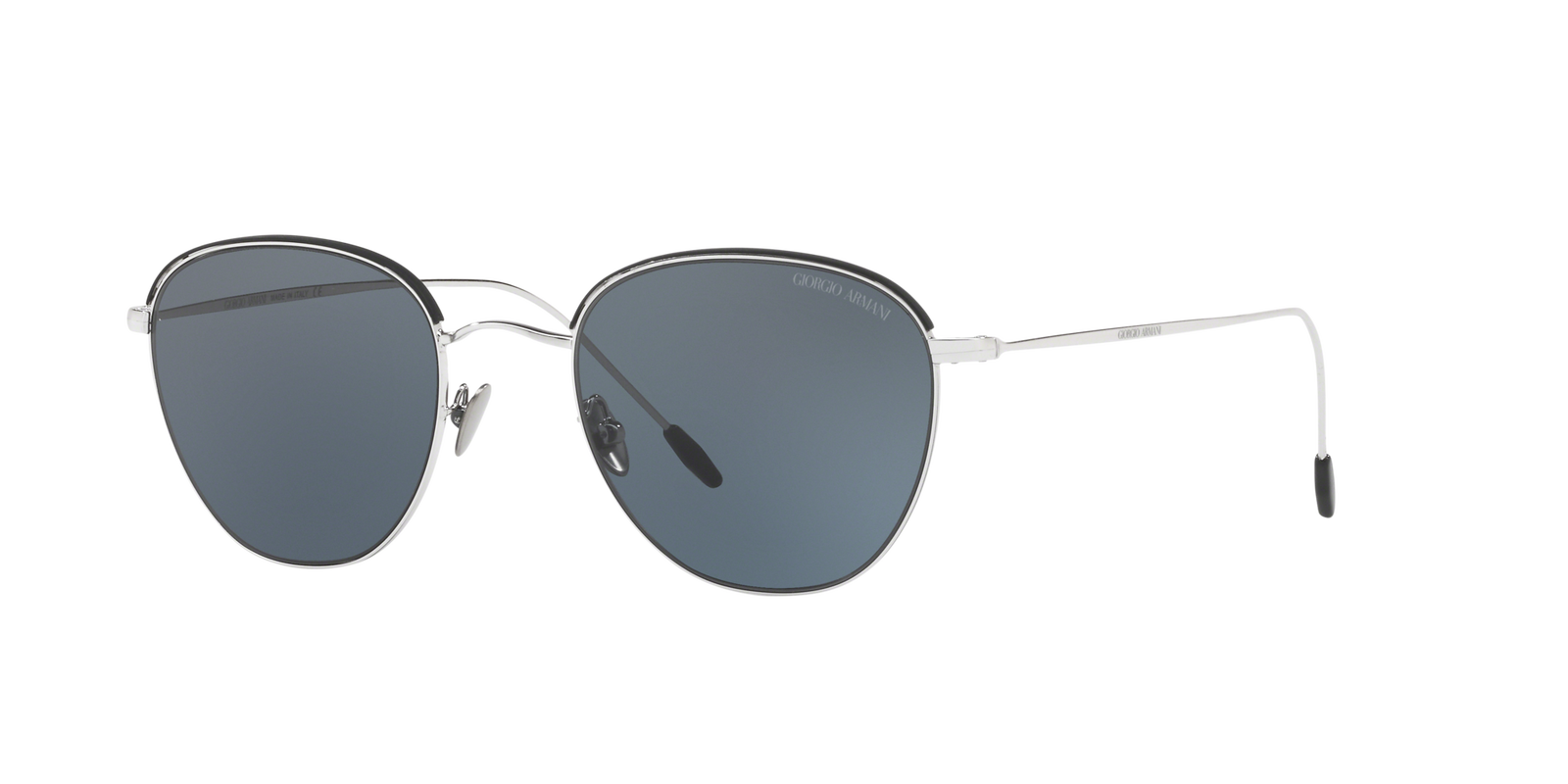 Giorgio Armani Sonnenbrille für Herren AR6048 301587 51 in Silber/Schwarz